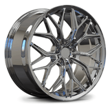 Custom forged monoblock wheel design for Dodge Durango, featuring sleek chrome finish and stylish spokes.