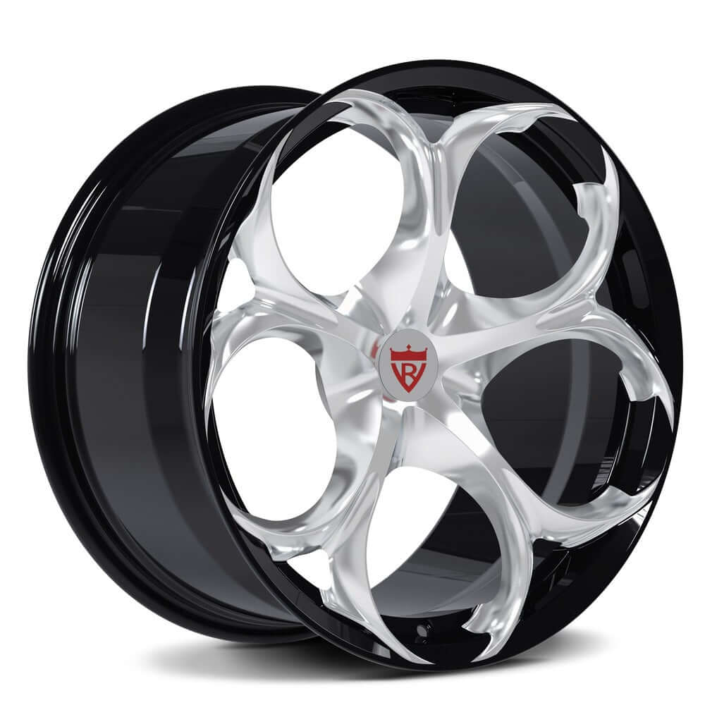 Deep concave Audi RS5 wheels | RVRN custom-built forged rims in brushed aluminum finish