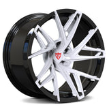 RV-MS74 custom forged wheels, stylish concave design for C5 Corvette, perfect staggered fit and performance upgrade.