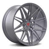 CUSTOM 1 PIECE FORGED WHITE TESLA WHEELS: RV-MS808