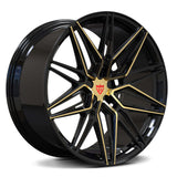 CUSTOM 1 PIECE FORGED WHITE TESLA WHEELS: RV-MS808