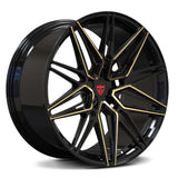 CUSTOM 1 PIECE FORGED WHITE TESLA WHEELS: RV-MS808