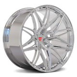 CUSTOM 1 PIECE FORGED WHITE TESLA WHEELS: RV-MS808