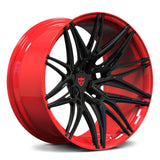 CUSTOM 1 PIECE FORGED WHITE TESLA WHEELS: RV-MS808