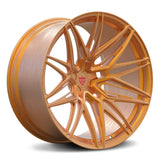 CUSTOM 1 PIECE FORGED WHITE TESLA WHEELS: RV-MS808