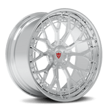 Custom 2-piece forged wheels for Audi RSQ8, featuring a deep concave profile and aggressive multi-piece design.