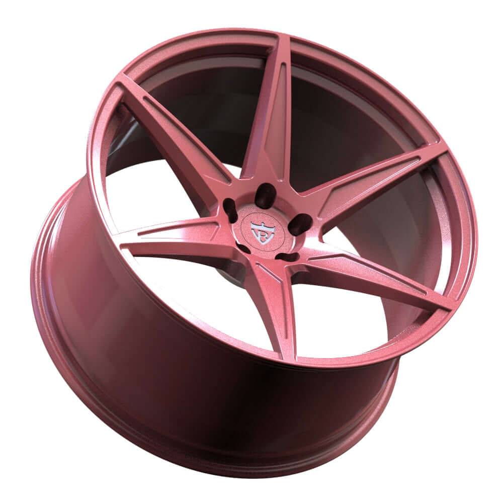 Super Concave 1-Piece Pink Rims Custom Built for Any Vehicle