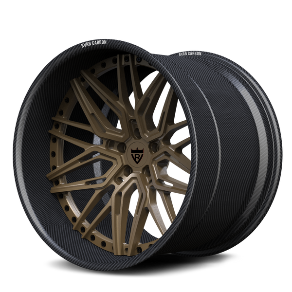 RV-T081 CF · GENUINE CARBON FIBER DEEP DISH FORGED WHEELS
