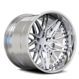 Customize your RV-T081 deep lip wheels – white, chrome, or black accents render