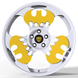 Stylish yellow Batman forged wheels for a unique, aggressive car look: RV-MBT - RVRN WHEELS