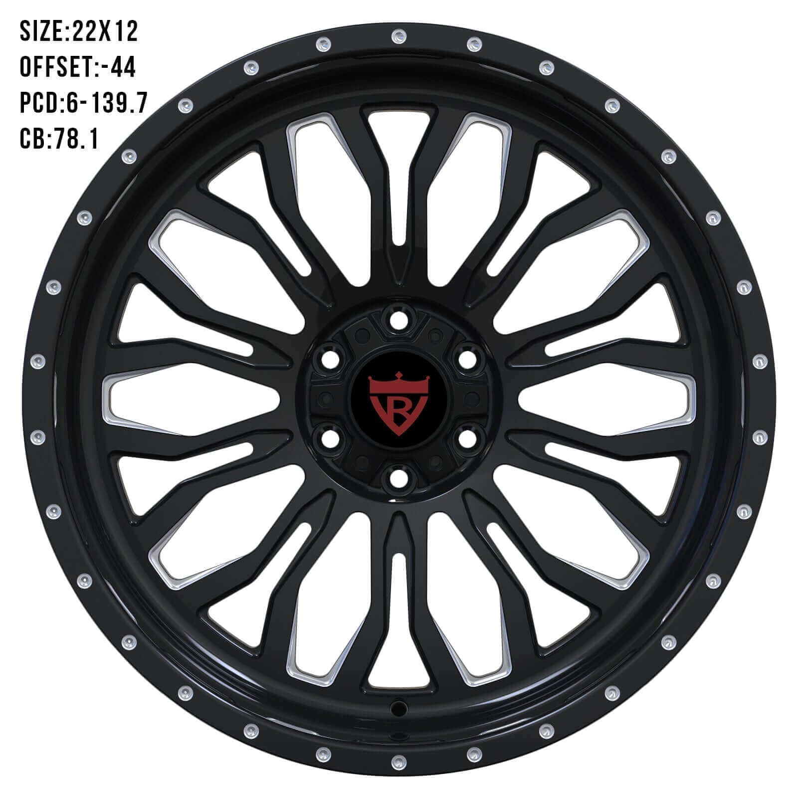 1 PIECE FORGED BLUE WHEELS SERIES: RV-MC031 - RVRN WHEELS