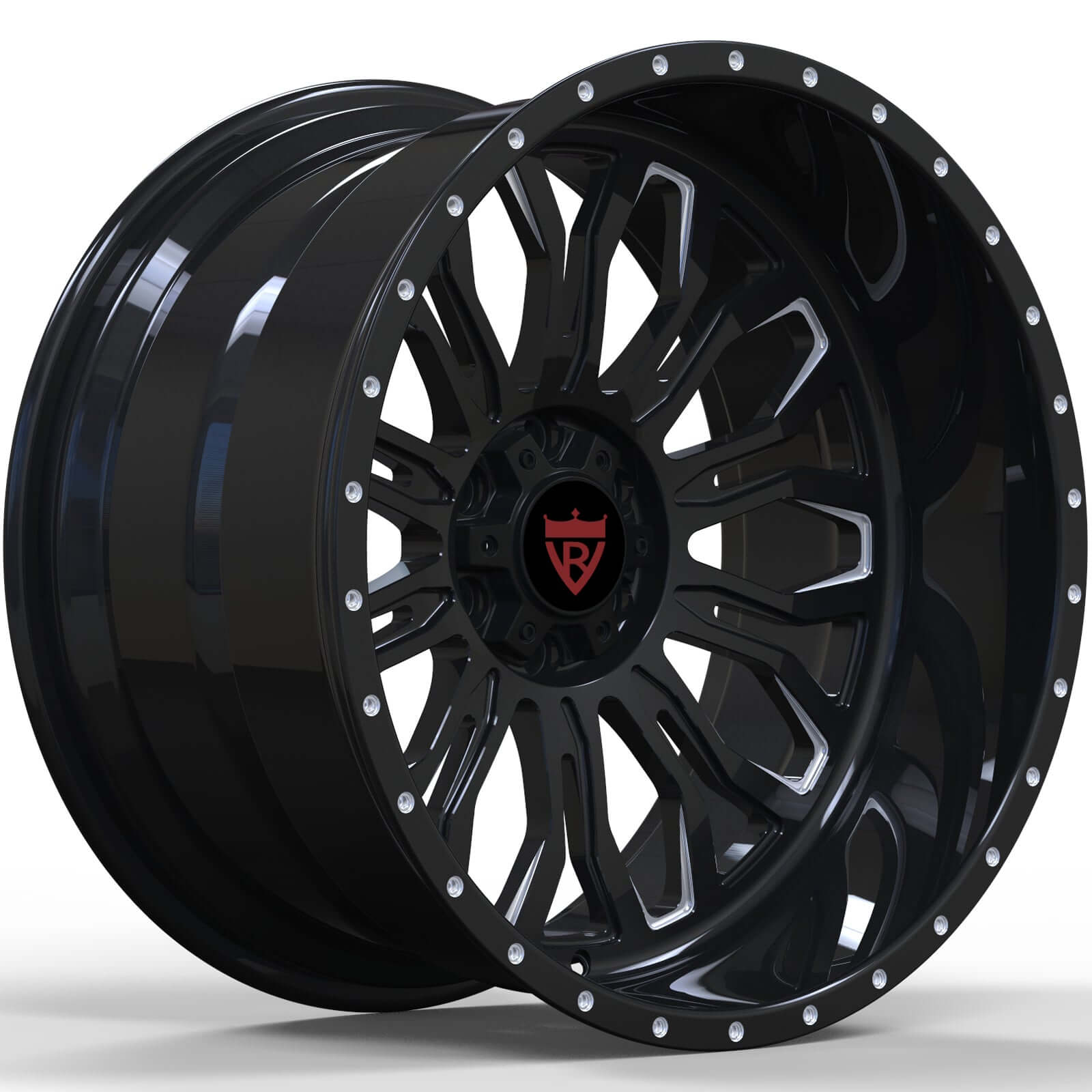 1 PIECE FORGED BLUE WHEELS SERIES: RV-MC031 - RVRN WHEELS