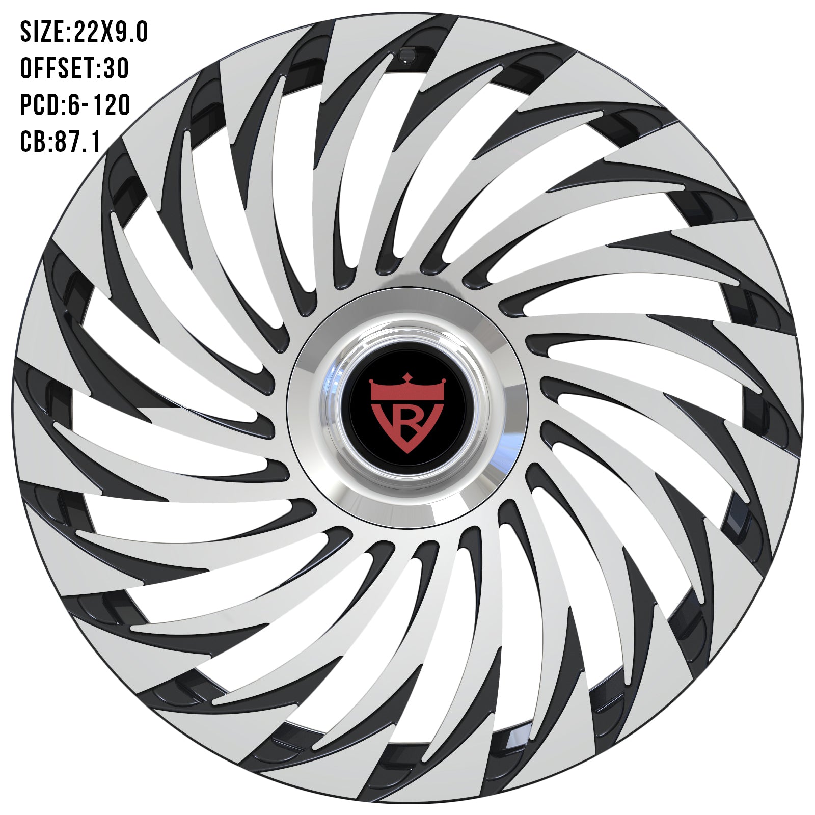 1 PIECE FORGED BLUE WHEELS SERIES: RV-MF150 - RVRN WHEELS