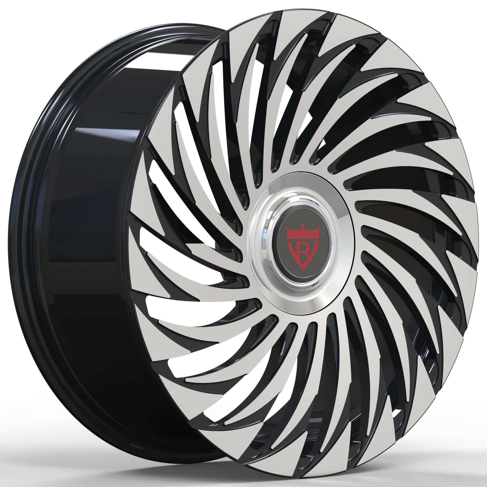 1 PIECE FORGED CHROME WHEELS SERIES: RV-MF150 - RVRN WHEELS