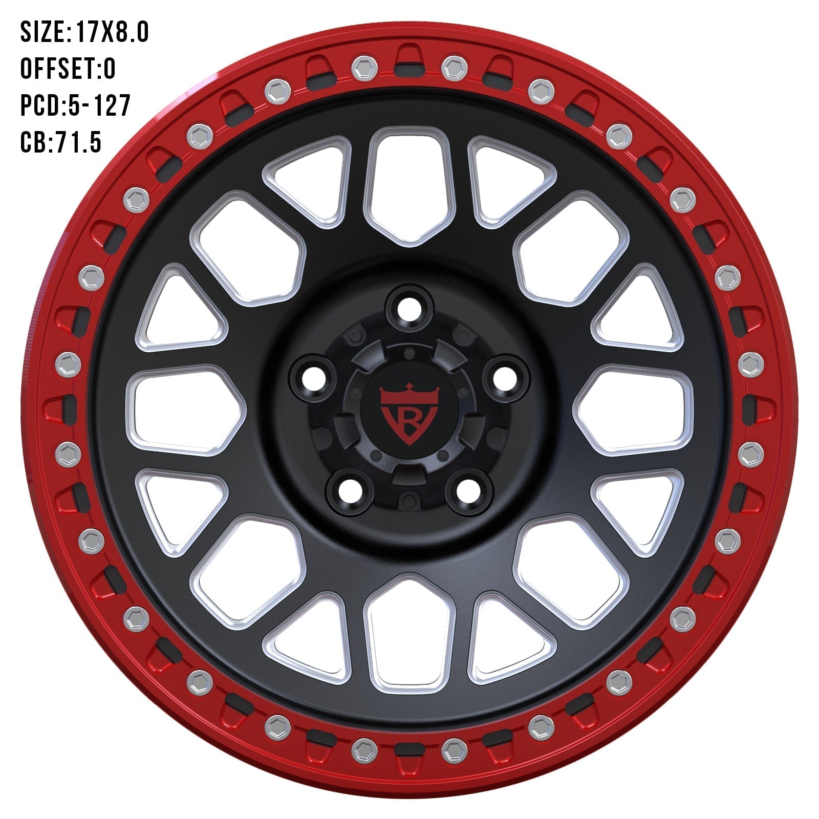 1 PIECE FORGED GLOSS BLACK WHEELS SERIES: RV-MJ153 - RVRN WHEELS