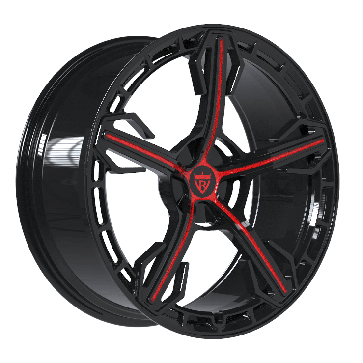1 PIECE FORGED RED WHEELS SERIES: RV-MA62 - RVRN WHEELS