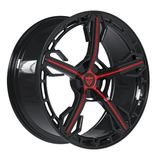 1 PIECE FORGED RED WHEELS SERIES: RV-MA62 - RVRN WHEELS