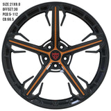 1 PIECE FORGED RED WHEELS SERIES: RV-MA62 - RVRN WHEELS