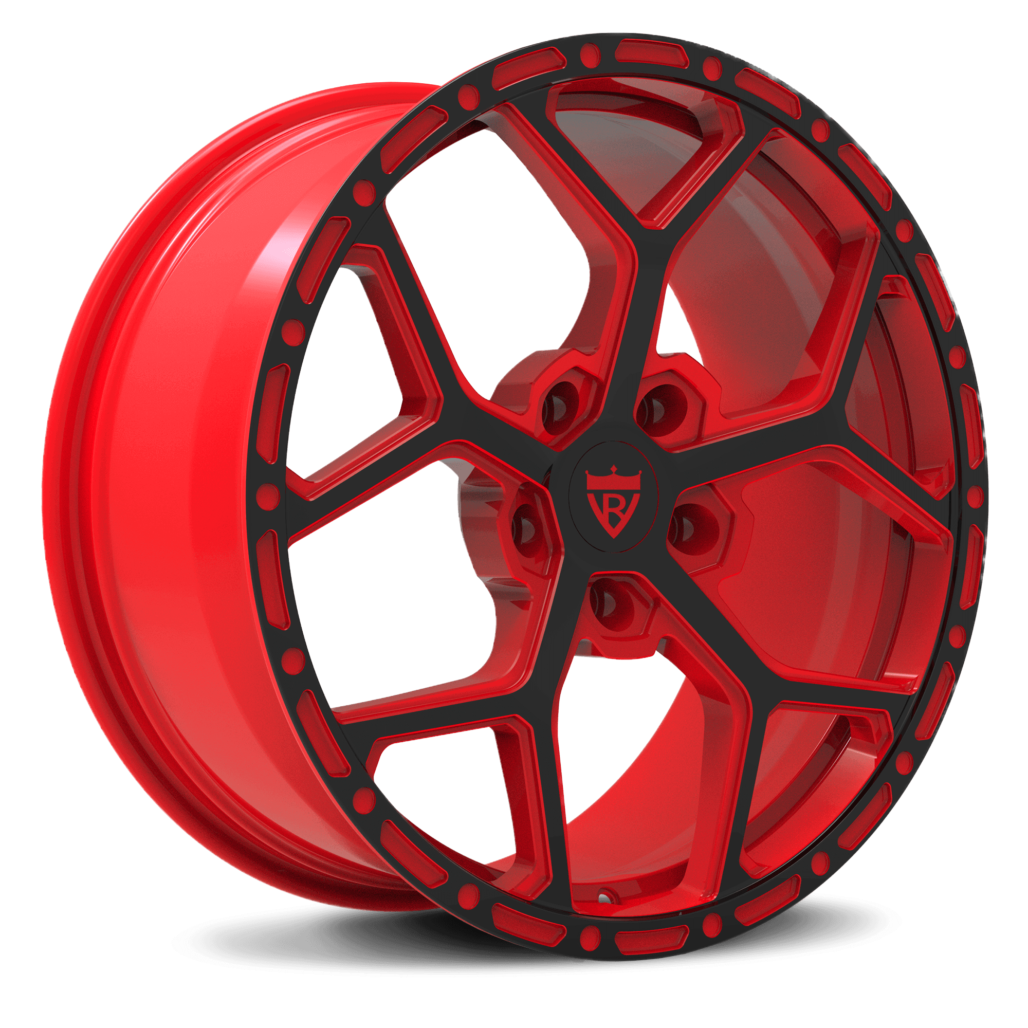 1 PIECE FORGED RED WHEELS SERIES: RV-MC172 - RVRN WHEELS