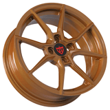 1 PIECE FORGED WHEELS SERIES : RV-MB082 Brushed Bronze - RVRN WHEELS