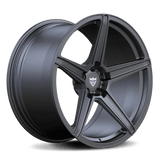 Custom forged monoblock wheel, 21 inch design, optimized for BMW X5 2010, featuring sleek black finish.
