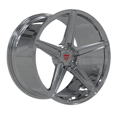 Custom forged 1-piece wheels RV-MB559 in polished chrome finish, designed for BMW X5 and other vehicles.