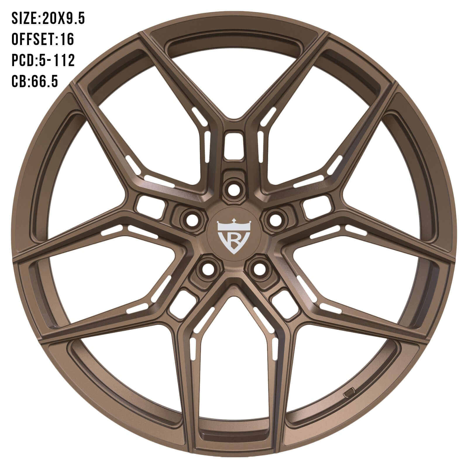 1 PIECE FORGED WHITE WHEELS SERIES: RV-MR616 - RVRN WHEELS