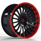 2-PIECE CUSTOM FORGED BLACK WHEELS SERIES: RV-TR66 - RVRN WHEELS