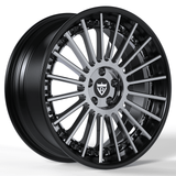 2-PIECE CUSTOM FORGED BLACK WHEELS SERIES: RV-TR66 - RVRN WHEELS