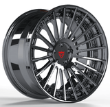 2-PIECE CUSTOM FORGED BLACK WHEELS SERIES: RV-TR66 - RVRN WHEELS