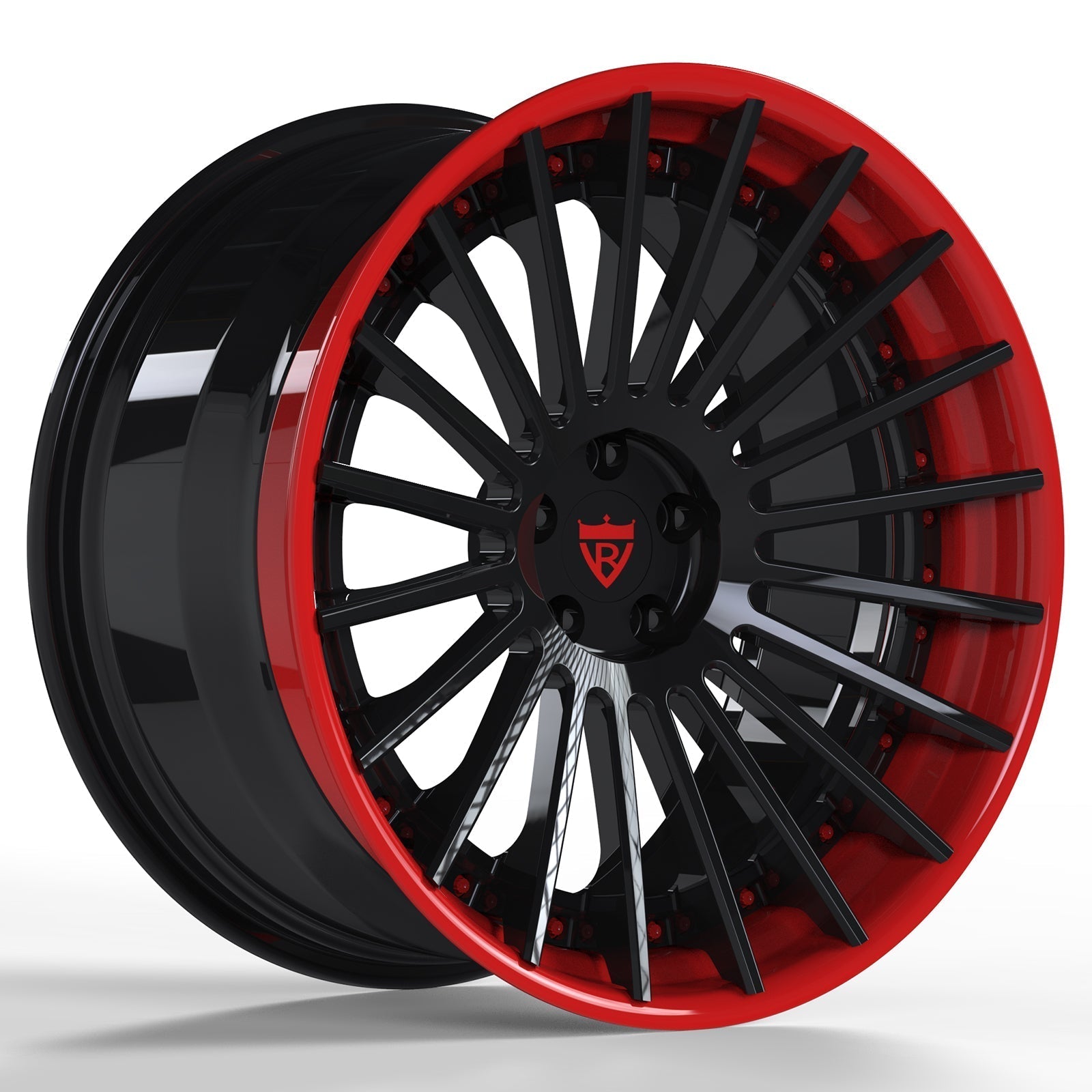 2-PIECE CUSTOM FORGED RED WHEELS SERIES: RV-TR66 - RVRN WHEELS