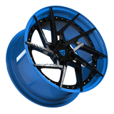 2 PIECE FORGED BLUE WHEEL SERIES: RV-DF041 - RVRN WHEELS