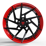 2 PIECE FORGED BLUE WHEEL SERIES: RV-DF041 - RVRN WHEELS