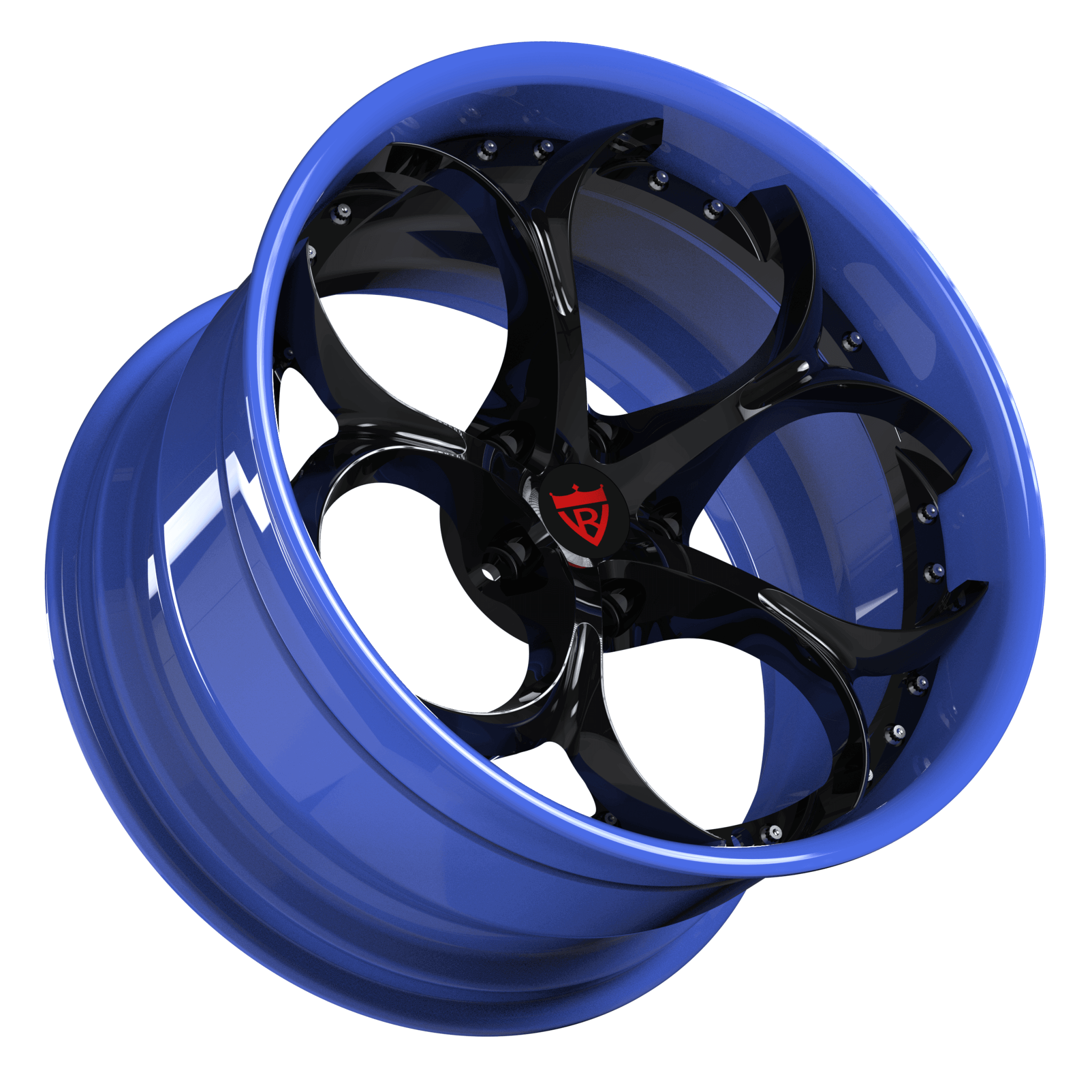 2 PIECE FORGED BLUE WHEELS SERIES: RV-DS016 - RVRN WHEELS