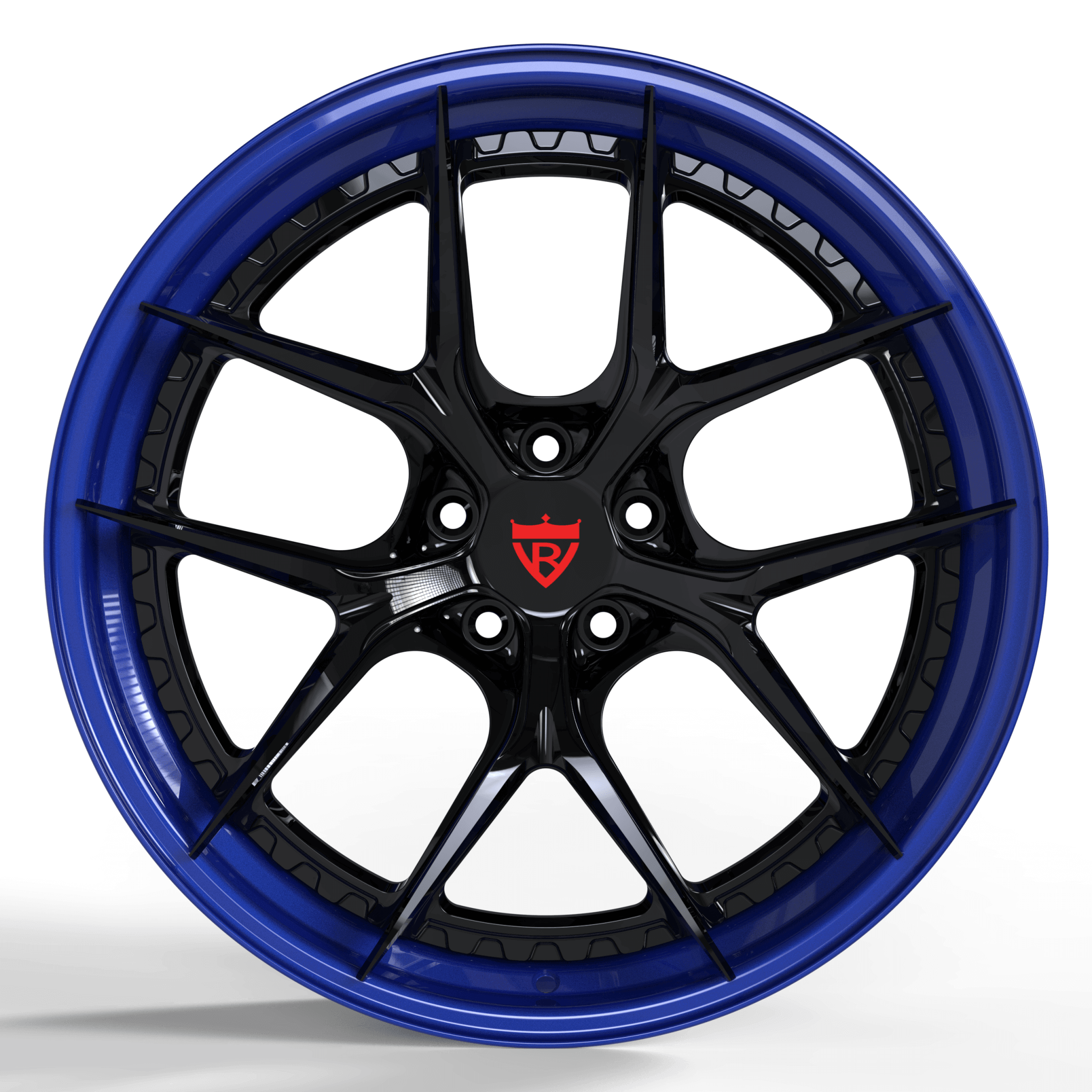 2 PIECE FORGED GLOSS BLACK WHEELS SERIES: RV-DB179 - RVRN WHEELS
