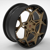 2 PIECE FORGED GLOSS BLACK WHEELS SERIES : RV-DR01 - RVRN WHEELS
