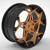 2 PIECE FORGED GLOSS BLACK WHEELS SERIES : RV-DR01 - RVRN WHEELS