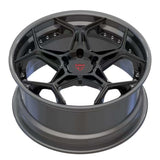 2 PIECE FORGED GLOSS BLACK WHEELS SERIES : RV-DR01 - RVRN WHEELS