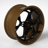 2 PIECE FORGED GLOSS BLACK WHEELS SERIES : RV-DR01 - RVRN WHEELS