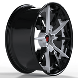 2 PIECE FORGED GLOSS BLACK WHEELS SERIES : RV-DR082 - RVRN WHEELS