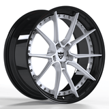 white and black forged wheels for Dodge Ram 1500 – 10-spoke luxury truck rims
