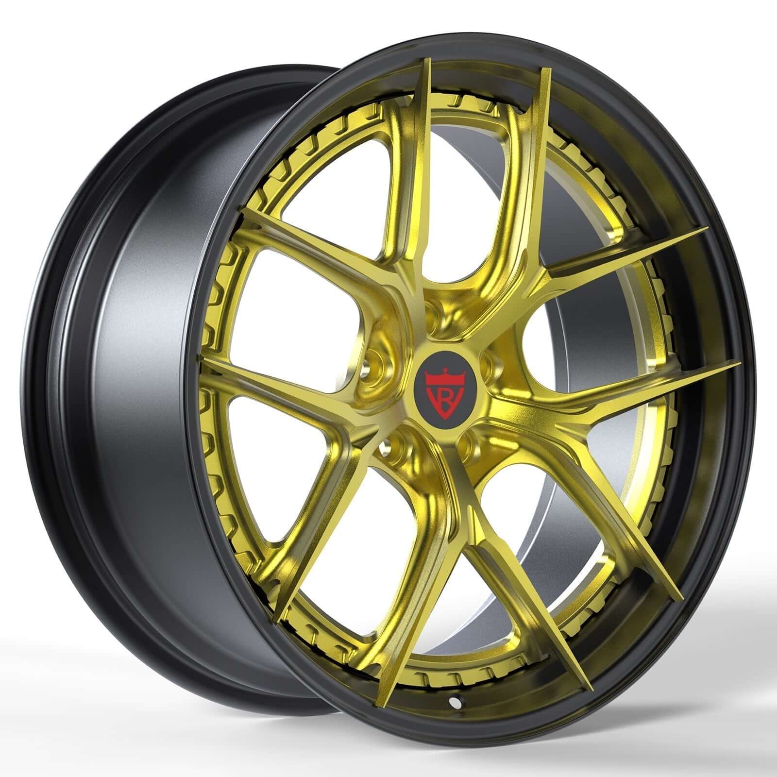 2 PIECE FORGED WHITE WHEELS SERIES: RV-DB179 - RVRN WHEELS
