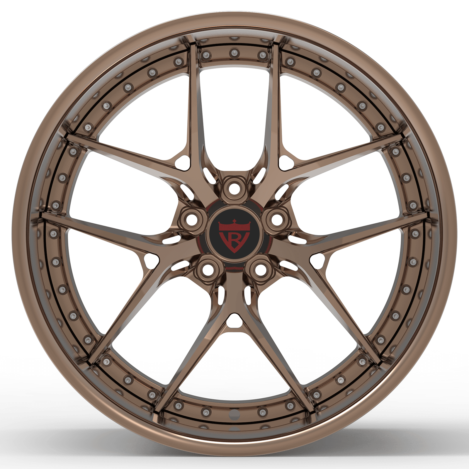 2-PIECE SUPER CONCAVE DEEP DISH FORGED WHEEL : RV-DR08_1 - RVRN WHEELS