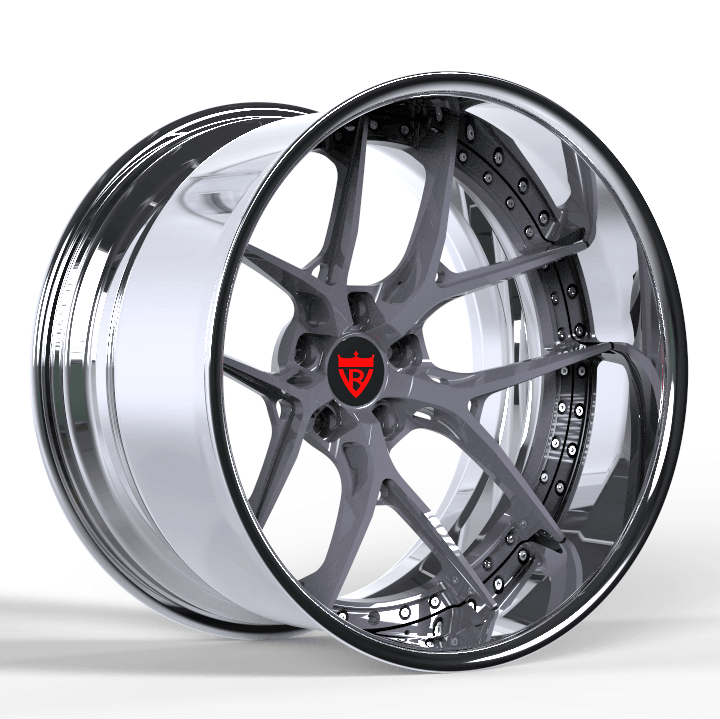 2-PIECE SUPER CONCAVE DEEP DISH FORGED WHEEL : RV-DR08D - RVRN WHEELS
