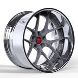 2-PIECE SUPER CONCAVE DEEP DISH FORGED WHEEL : RV-DR08D - RVRN WHEELS