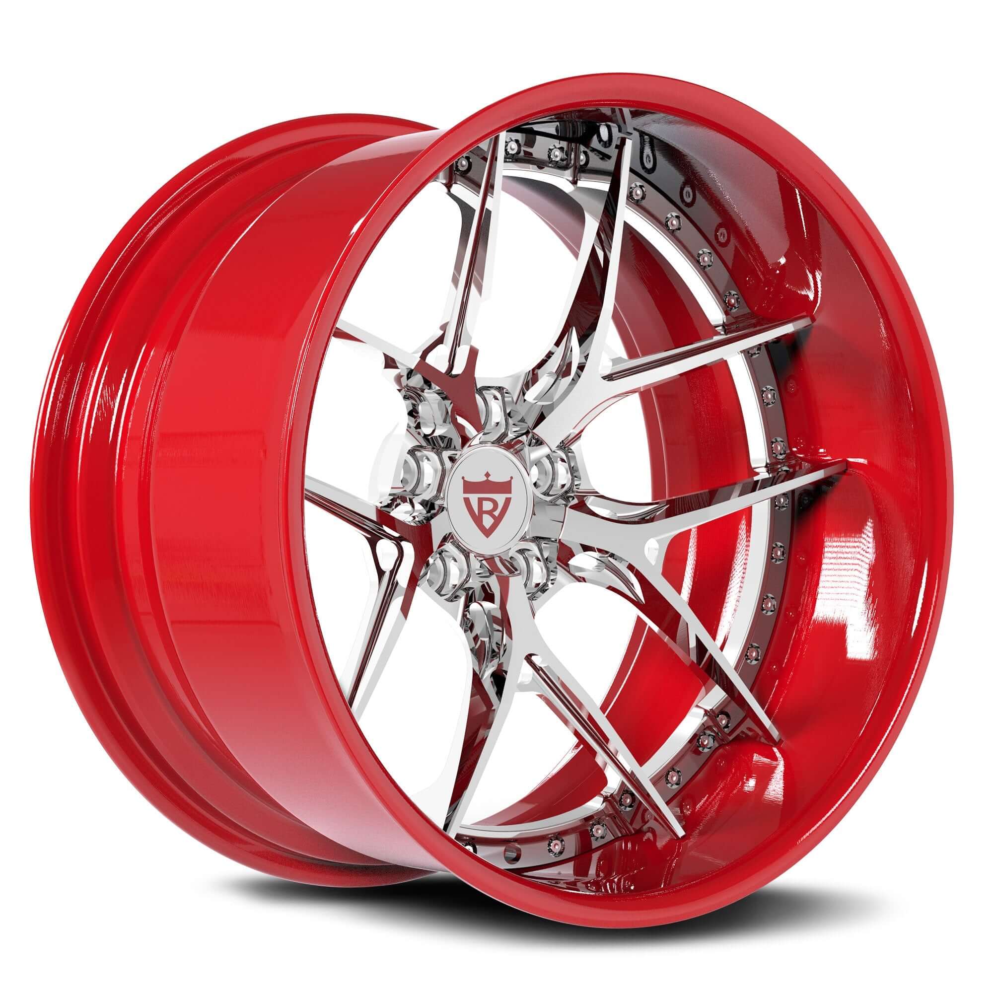 2-PIECE SUPER CONCAVE DEEP DISH FORGED WHEELS : RV-DR08D - RVRN WHEELS