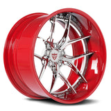 2-PIECE SUPER CONCAVE DEEP DISH FORGED WHEELS : RV-DR08D - RVRN WHEELS