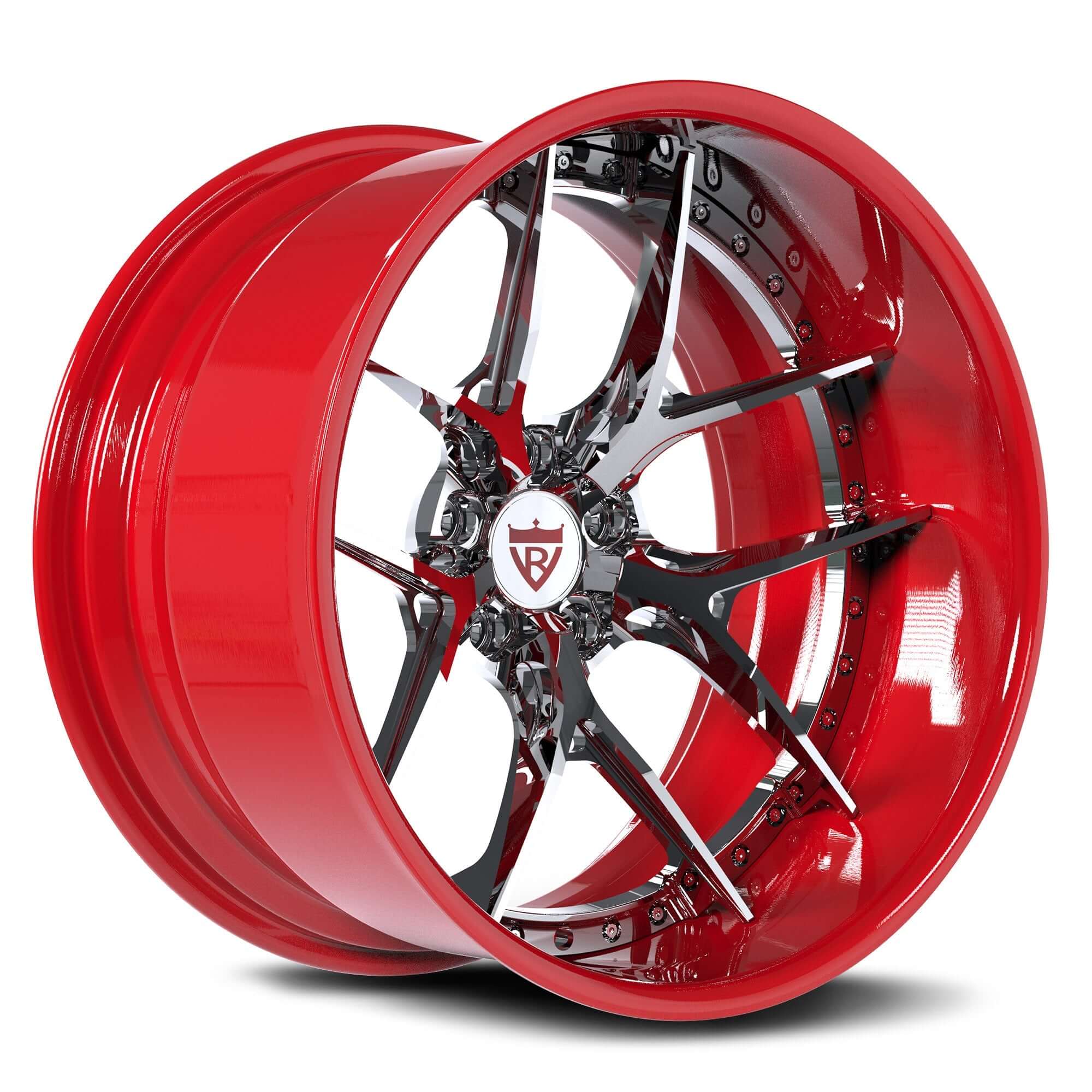 2-PIECE SUPER CONCAVE DEEP DISH FORGED WHEELS : RV-DR08D - RVRN WHEELS