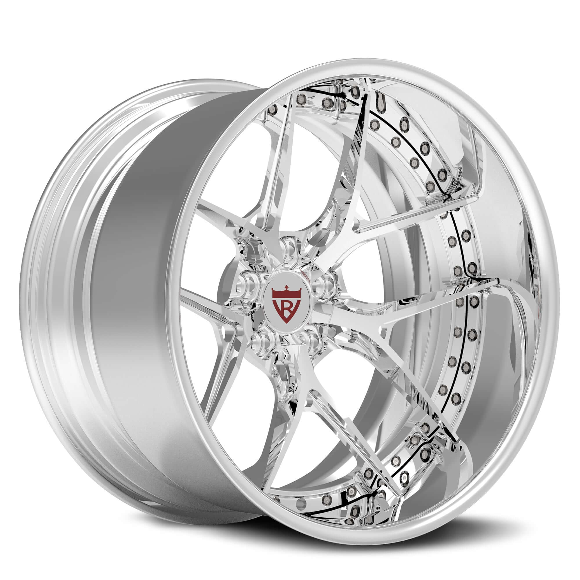 2-PIECE SUPER CONCAVE DEEP DISH FORGED WHEELS : RV-DR08D - RVRN WHEELS