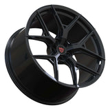 Super Concave Forged Performance Monoblock Wheels for BMW X5 -RVRN RV-MJ25 Glossy black 22inch staggered Rims